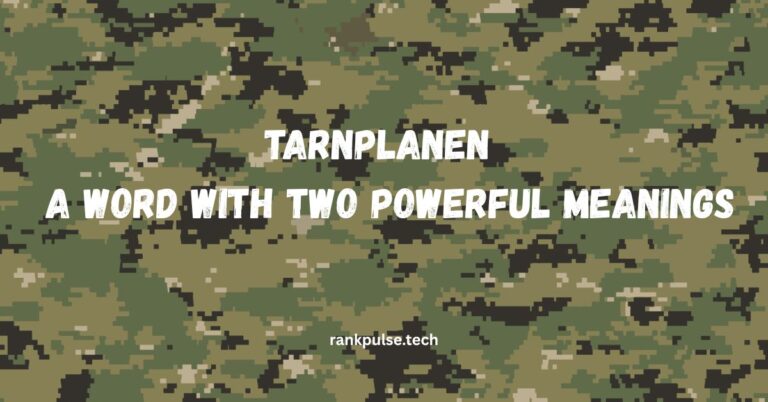 Tarnplanen
